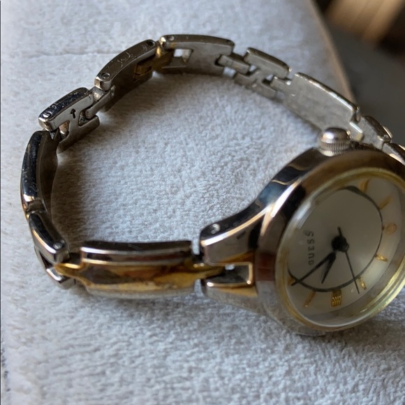 GUESS TWO TONE PETITE WATCH - Picture 2 of 7